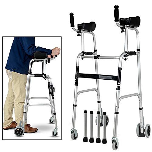 XIANWEI Caminante Plegable Andador De Aluminio para El Hogar Soporte De Extremidades Inferiores