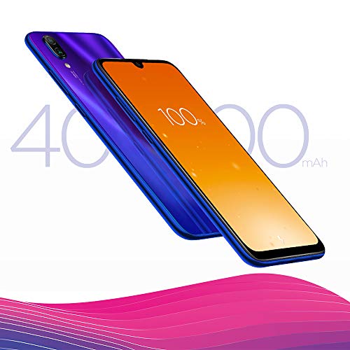 Xiaomi Redmi Note 7 Smartphones de 6.3'' Pantalla Completa, 4GB RAM + 128GB ROM, Snapdragon 660 procesador Octa-Core, 13MP Delantero y 48MP + 5MP Doble cámara Trasera Teléfonos móviles (Azul)