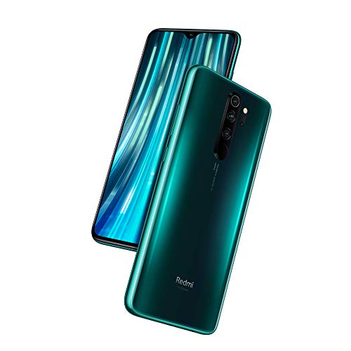Xiaomi Redmi Note 8 Pro - Smartphone de 6.53" FHD+ (6 GB RAM, 128 GB ROM, cámara cuádruple de 64 MP, MTK Helio G90T, 4G, bateria de 4500 mAh) Forest Green [Versión Española]