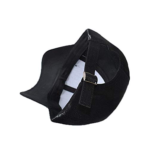 XingXiang Gorra de béisbol Casquillo Hembra Salvaje Calle Verano Cara pequeña Mariposa significativa Sombra Gorra de béisbol Deportes Sombrero Casual (Color : Black, Size : 55-59cm)