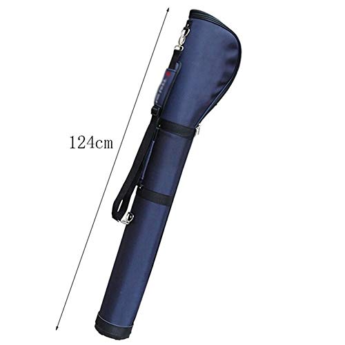 XINGZHE Bolsa de Golf, Club de Bolsa de Color Azul Oscuro 6-7 Polos 124cm Bolsa de Soporte del Golf (Color : Blue)