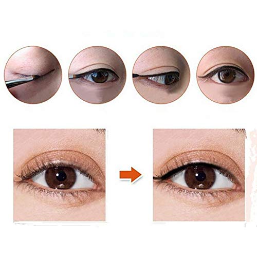 Xiton 1 Paquete 3 En 1 Gel Eyeliner Conjunto De Cejas Impermeable A Prueba De Manchas Crema Delineador Ojos ÚLtimo Para Todo El DíA Ojos Cosmeticos Maquillaje Tinte Cejas Pinceles Maquillaje Incluidos