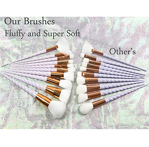 Xiton Brochas de Maquillaje, Set de 10 Pinceles de Maquillaje Profesional Maquillaje Make Up Brochas brochas de maquillaje Cosméticos Cepillos de Maquillaje Set (Sin bolsa de cepillo)