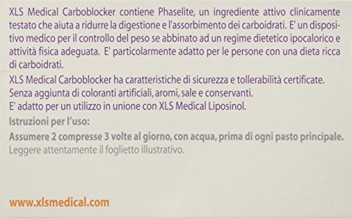 XLS Medical Complemento Alimenticio para Control de Peso CarboBlocker - 60 Cápsulas