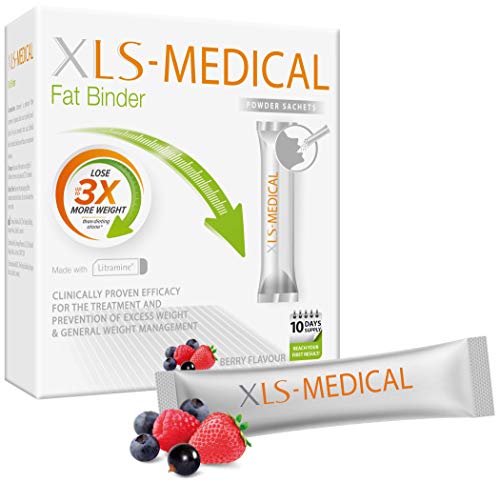 XLS MEDICINAL - SABOR FRUTOS DEL BOSQUE Fat Binder DIRECTO Pérdida De Peso tratamiento, Pack of 30