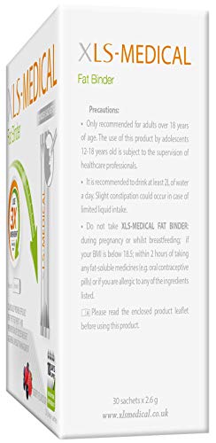 XLS MEDICINAL - SABOR FRUTOS DEL BOSQUE Fat Binder DIRECTO Pérdida De Peso tratamiento, Pack of 30