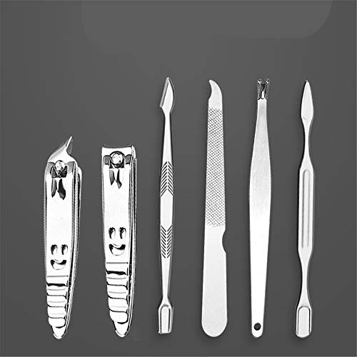 XMBT Cortador De Cuidado De Uñas Removedor De Cutículas Cortaúñas Kit De Herramientas De Pedicura,Cortauñas Lima De Uñas Junta De Esmeril De Doble Cara Herramienta De Pedicura para Uñas Cortauñas
