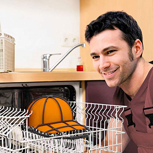 XQXA Cap Washer 2-Pack, Limpiador de Gorras de béisbol/Protector de Limpieza,Casquillo de la Bola Cap Lavado Marco Jaula Negro Hat Washer Visores Shaper