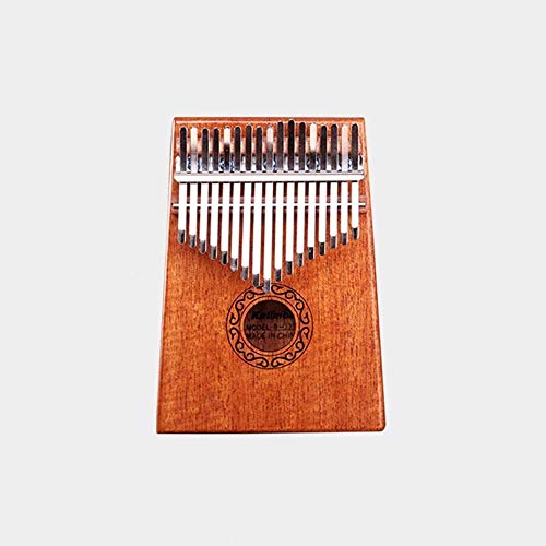 XSWY 10/17 teclas Kalimba africanos sólida caoba Acacia dedo pulgar del piano 17 teclas de madera sólida Kalimba instrumento musical de la venta caliente Fácil de usar (Color : Mahogany 17 keys)