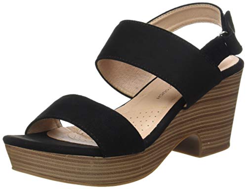 XTI 49996.0, Sandalias con Plataforma para Mujer, Negro, 37 EU