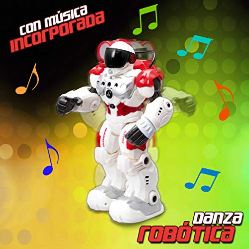 Xtrem Bots- Guardian BOT Inteligencia Artificial. Alarma Anti-Intrusos Robot Control Remoto de Juguete. Robotica para niños (Blue Rocket XT380771)