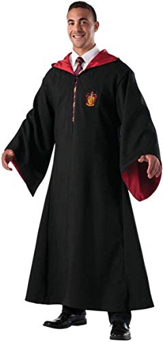 XYFW Bata De Halloween Gryffindor Réplica DLX como Traje Original De Harry Potter Magic School Uniforme De rol Estándar,L