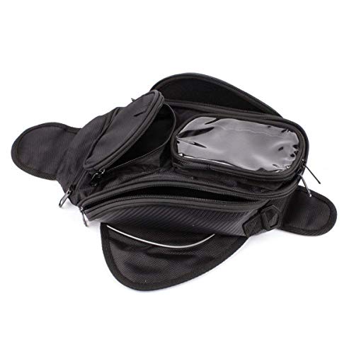 XZANTE Bolsa del Tanque de Gasolina del Gasóleo de La Motocicleta Mochila Impermeable Y Bolsa del Tanque de La Motocicleta Magnética para Honda Yamah Suzuki Kawasaki Harley