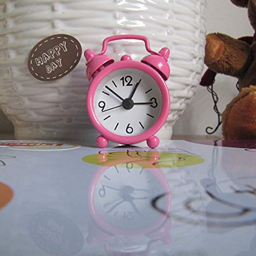 YA-Uzeun - Reloj despertador electrónico pequeño de 4 cm para decoración del hogar