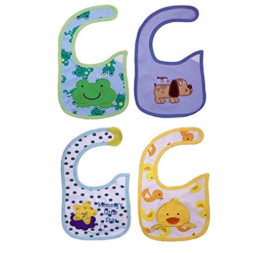 Yafane 10X Baberos Bebé Impermeables Algodón Baberos absorbentes Bandana Drool para Bebé Niños de 3 a 24 Meses