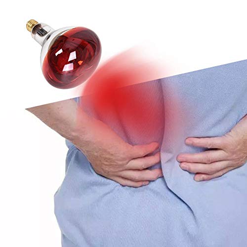 YakeHome 275w Lámpara De Fisioterapia Eléctrica - Lámpara De Onda Electromagnética Infrarroja Que Cuece El Bulbo Eléctrico Rojo