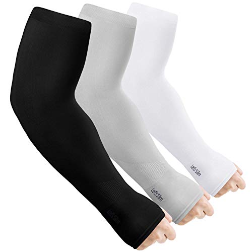 Yandu Mangas del Brazo Hombre y Mujere, Mangas de protección UV para Conducir Ciclismo Baloncesto, Brazo Deportivo Transpirable Suave y de Secado rápido Bloque Solar Sleeveletre (#3Pairs 3Color)