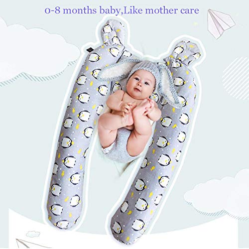 YANGGUANGBAOBEI Cojín De La Tumbona del Bebé Reductor Hecho A Mano del Gofre del Algodón De La Silla Transpirable - para El Dormitorio/El Viaje para 0-24 Meses,D