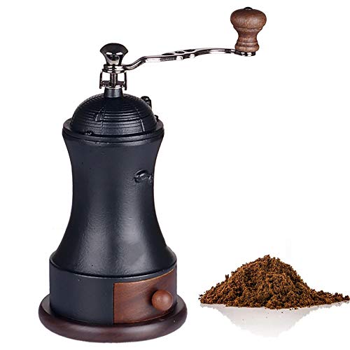 YANGMAN-K Molinillo de café con la Mano cónica de Las Rebabas - Ideal para Cold Brew, Pour Over - Frijoles manuales portátiles Grinder