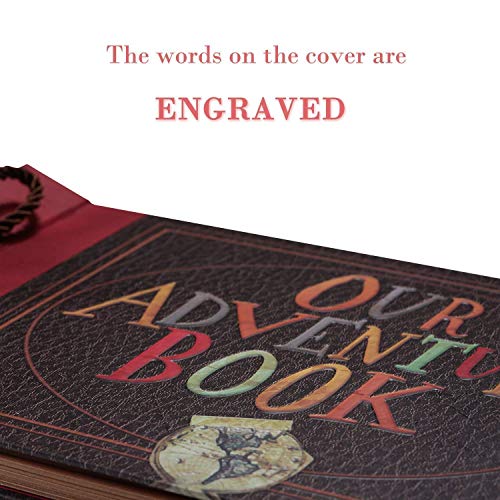 Yango Album de Fotos para Pegar,Our Adventure Book con Accesoro Maravilloso,Album de Fotos para Pegar Scrapbooking DIY Vintage Aniversario Boda Amigos Novidad