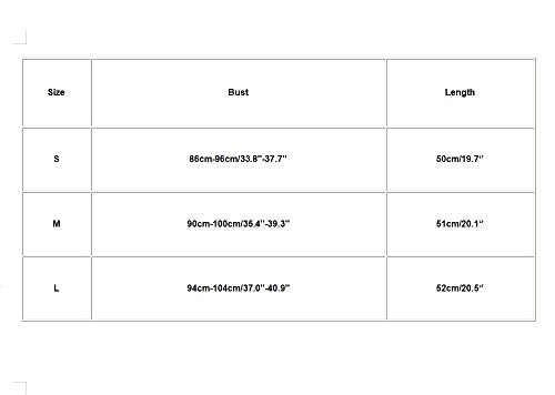 YANGPP Camiseta Sexy De Verano para Mujer Boob Bralet Cami Chaleco Casual Crop Tops Summer Holiday Party Ropa De Mujer Hoy, Negro, M