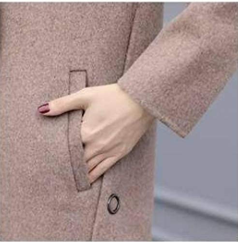 YanLong Boina de Lana Mujer otoño Invierno Moda al Aire Libre Casual Pato cálido Lengua Pintor Sombrero Rojo