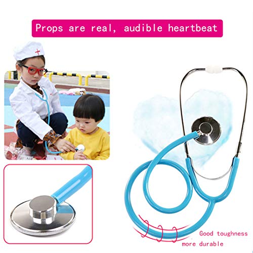 Yavso Maletin Medico Juguete, 14Pcs Madera Maletin Doctora Juguetes Maletin Medico Juguetes para Infantil Niños 3-7 Años