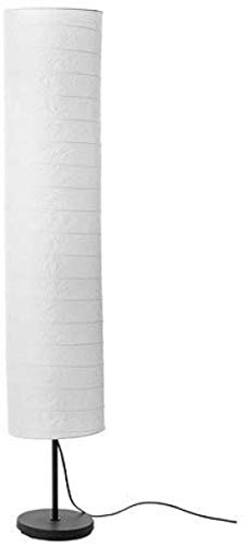 YBDYP Lámpara de pie trenzada antigua de estilo tradicional con pantalla de alabastro mate