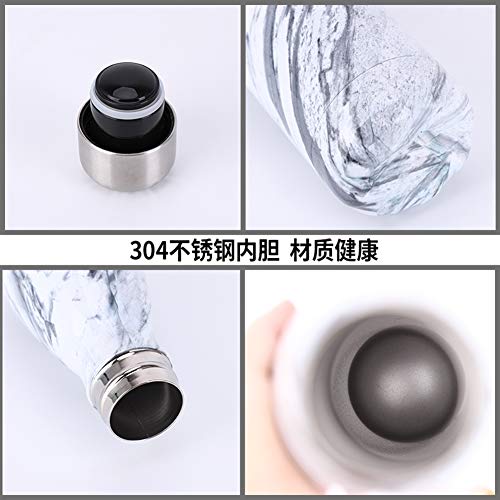 YCTECH Botella Agua de Acero Inoxidable 500ml, Sin Bpa & Eco Friendly, Termo con Doble Aislamiento para 12 Horas de Bebida Caliente y 24 Horas de Bebida Fría, fácil de Limpiar (Cactus)