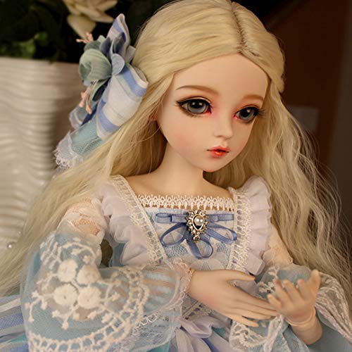 Y&D BJD Doll 1/3 60 Cm con Juego Completo Ropa Zapatos Peluca Maquillaje 18 Años Bola Articulada Muñeca Juguetes para Niños Regalo De Cumpleaños para Chicas