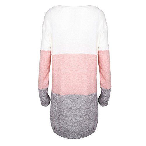 Yesmile Vestido de Mujer Falda Blanco Ropa Vestido Elegante de Noche para Boda Fista Vestido de Manga Larga del Partido Vestido Ocasional de las Mujeres (Multicolor, S)