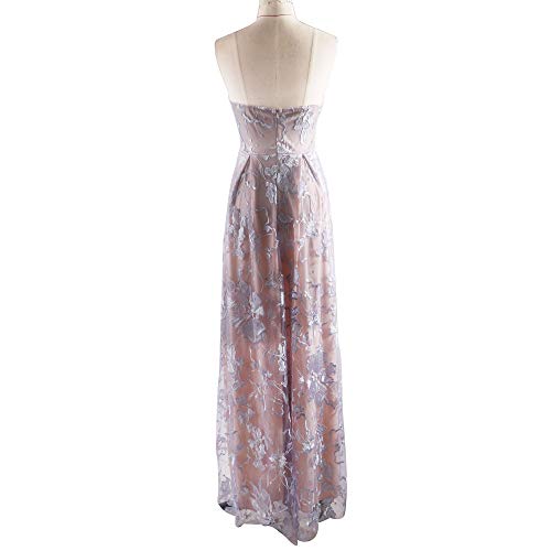 Yesmile Vestido de Mujer Falda Blanco Ropa Vestido Elegante de Noche para Boda Fista Vestido Largo de Verano Maxi Boho de Las Mujeres con el Bolsillo (Purple, M)