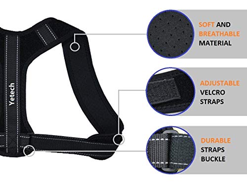 Yetech Corrector de Postura Soporte Espinal - Faja Postural Ajustable para Hombres y Mujeres Alivio del dolor en cuello, hombros y espalda Entrenador Postural