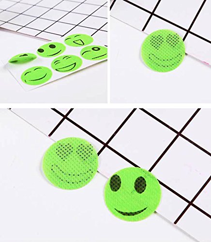YHmall 120 Unidad Parche Repelente Naturale de Mosquitos Pegatinas Antimosquito para Mosquitos para Adultos y Niños