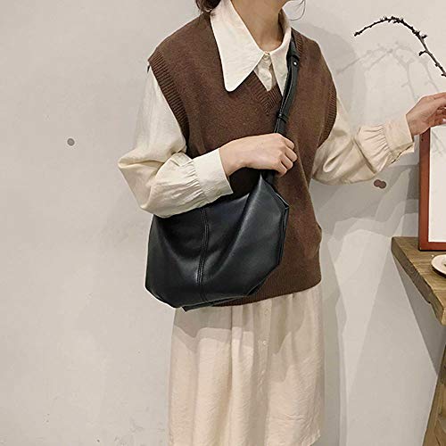 YIHUI Bolso de Las señoras Bolsos Mujer Bolso de Hombro para Mujer Bolso de Mensajero,Bolso de Mano para Mujer Bolso de axila Retro de Moda,Bolso de Hombro, Bolso de Mujer Simple y versátil