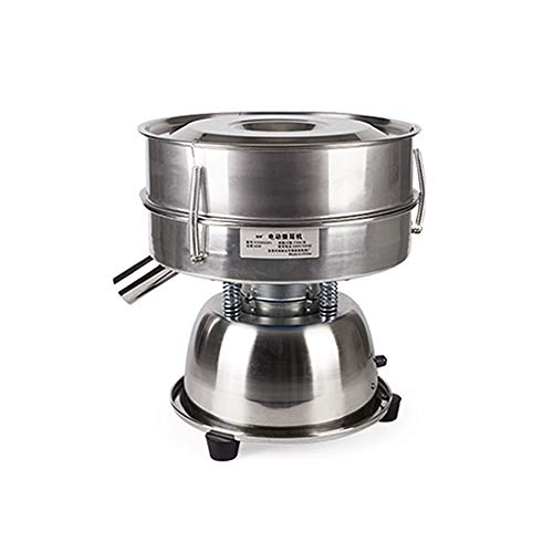 YJINGRUI - Tamiz vibrador para tamiz en polvo, tamiz automático de partículas en polvo, tamiz para polvo (hostista + tamiz (altura: 100 mm)