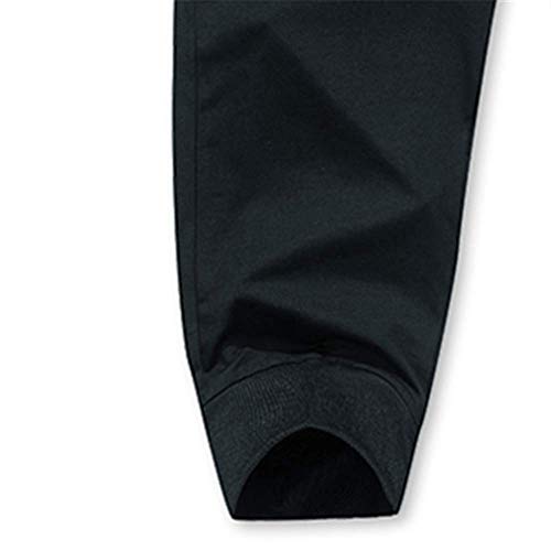 YLBH Pantalones Deportivos, Pantalones Cortos para Hombres, Pantalones Casuales, Pantalones Cortos para Hombres, Pantalones con Vigas, SuéTeres De Punto Black 4XL