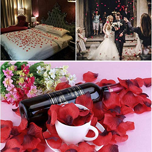 YLIANG Set de Deco para el Día de San Valentín - Globo de Love XXL Mega, Pétalos de Rosa de 500 Piezas para un Ambiente Romántico y Decoración de Bodas