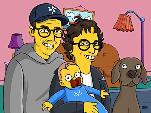 YM Dibujo Personalizado de Hombros y Cara Estilo Simpsons (Producto Digital) Envía Tus Fotos! Retrato Hecho Mano por Diseñadores Pro! Recibirás una Imagen Digital .JPG de 30x40cm 300 dpi