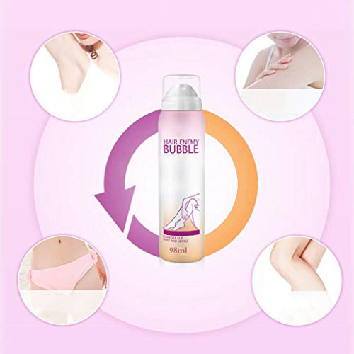 YMSM Hair Enemy Bubble Spray Hair Removal Cream Used On The Legs, Chest, Armpits and Other Areas That Need Hair Removal