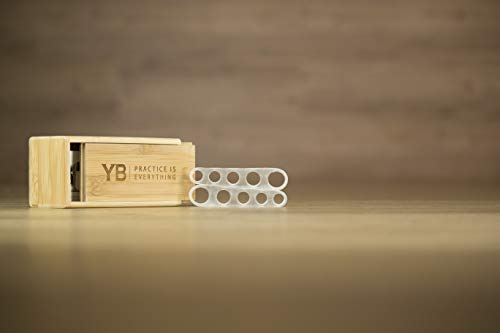 YOGABODY Separadores para los Dedos de los Pies 2 Pares de Separadores Hechos de Silicona. No Contiene Látex. Diseñados para Mejorar la Postura Corporal al Correr o Practicar Yoga.