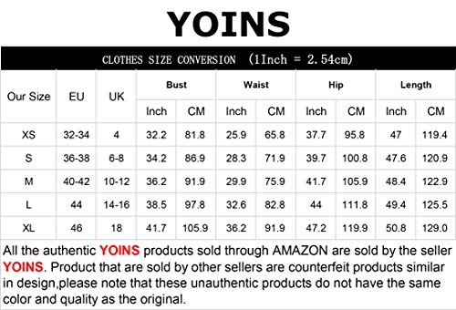 Yoins - Mono elegante para mujer, con hombros descubiertos, monocromático, largo, de verano Negro L