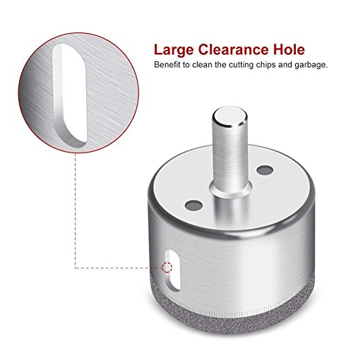 Yosoo 15 brocas de diamante de 6 a 50 mm de diámetro