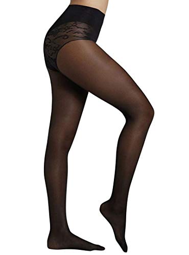 YSABEL MORA - Media Panty Reductor 40D Mujer Color: Negro Talla: x-Large