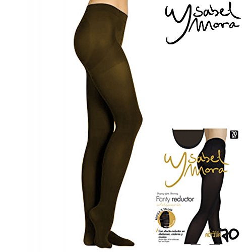 YSABEL MORA - Media Panty Reductora 70DEN Mujer Color: Marino Talla: G