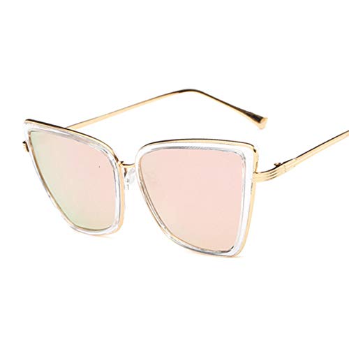 YUHANGH Gafas de Sol Ojo de Gato Mujeres Hombres Personalidad Moda Mariposa Cateye Sombras Femeninas UV400 Vintage