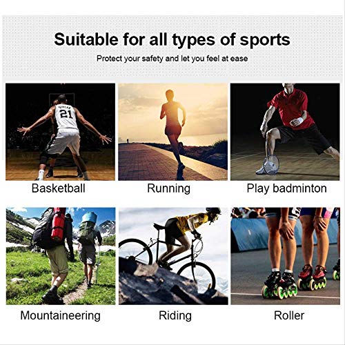 YUJY Cinturón de rótula Kyncilor 1 par Rodilleras Deportivas de Primavera y Verano para Hombres y Mujeres montañismo/Ciclismo/Carrera/Baloncesto/Equipo de protección de bádminton APTONIA