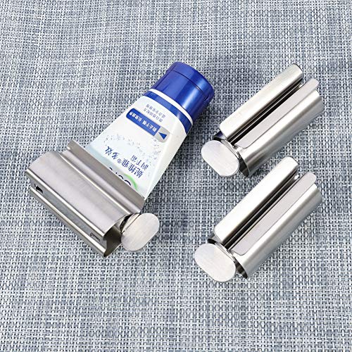 Yumi V 3Piezas Exprimidor de Pasta de Dientes de Acero Inoxidable