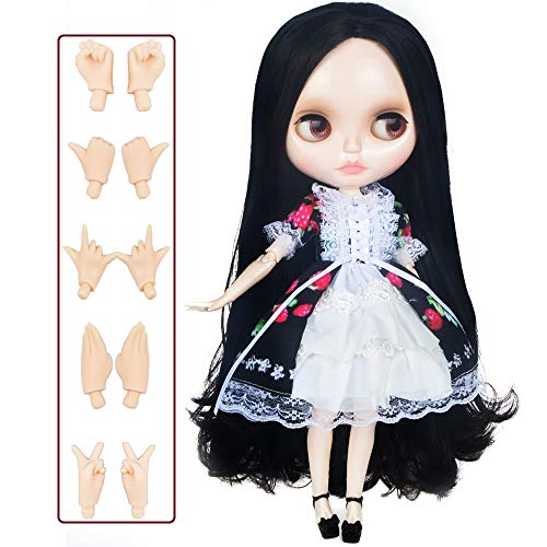YUMMON el de 12 Pulgadas muñeca Desnuda es Similar a la muñeca del bjd Blyth, muñecos Personalizados se Pueden Cambiar Maquillaje y Vestido de muñecas DIY