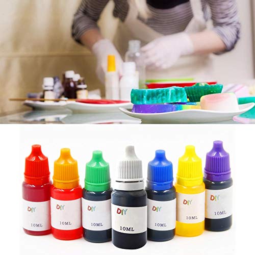 yummyfood Colorante Jabón Set de fabricación de jabón de Tinte de jabón, colorantes a Base de Agua para coloración Segura de la Piel de Grado alimenticio para la fabricación de baño de Bricolaje
